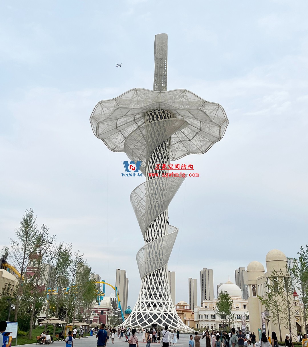 ETFE膜結(jié)構(gòu)地標塔—以愛之名，點亮絲路歡樂世界