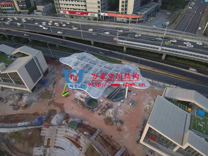 長沙圭塘海綿示范公園建設項目ETFE膜結(jié)構工程竣工