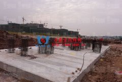 四川南充電影學(xué)院景觀膜結(jié)構(gòu)工程開(kāi)始施工